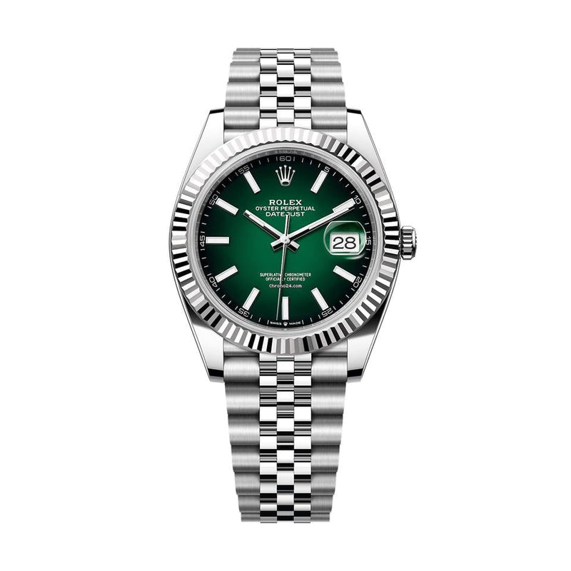 Rolex Datejust Ombré Green Dial