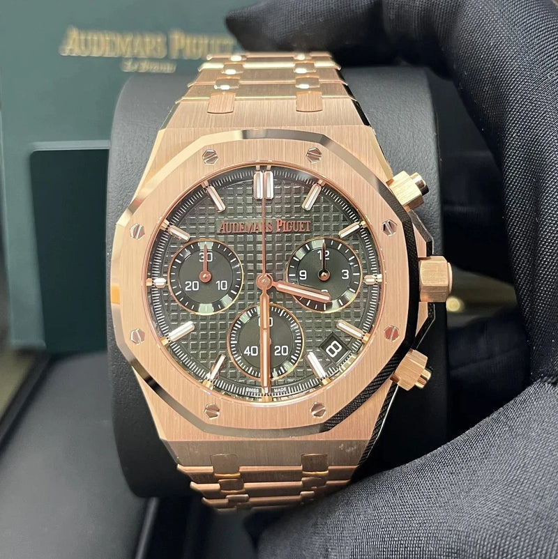 Audemars Piguet Royal Oak rose gold green dial
