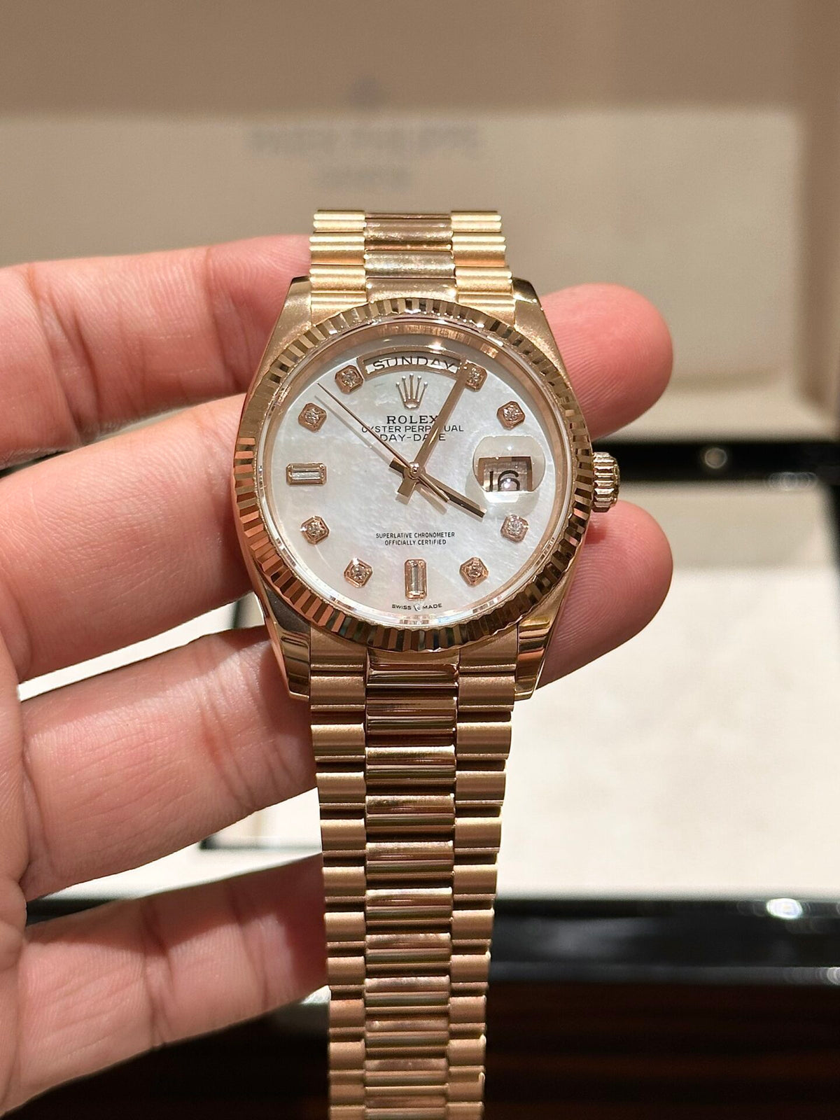 Rolex Day Date Mother of Pearl 36mm