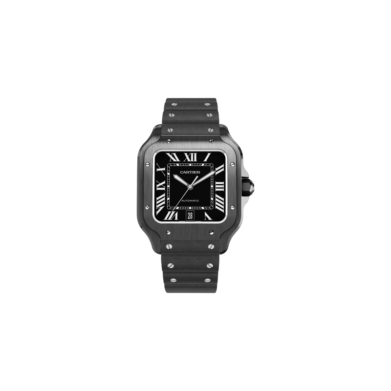 Cartier Santos Black Flex