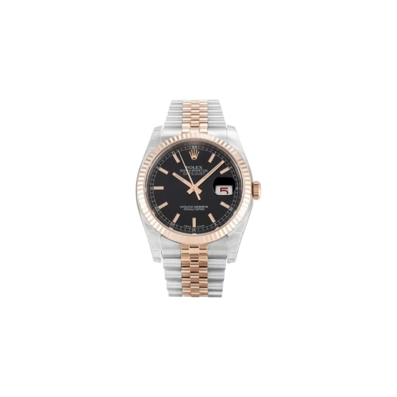 Rolex Datejust Two-Tone Black Dial, 36mm