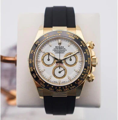 Daytona Oyster Flex Gold White Dial