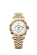 Sky Dweller Gold White Dial Jubilee