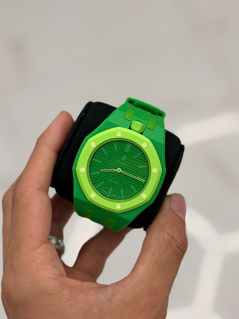 Audemars Piguet x Swatch Green | Royal Pop