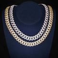 Cuban Chain Moissanite Row Square
