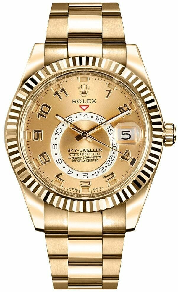 Rolex Sky Dweller Yellow Gold