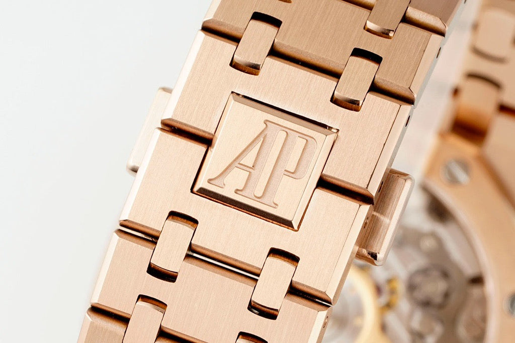 Audemars Piguet Royal Oak 41 Cronógrafo Oro Rosa Blue Dial