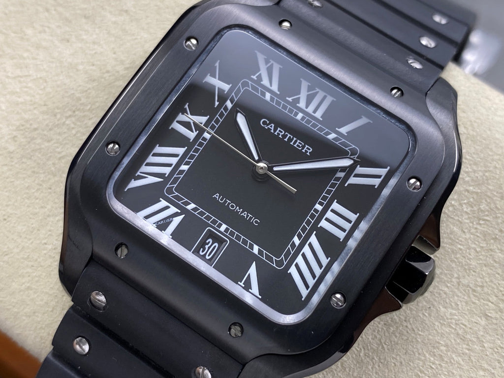 Cartier Santos Black Flex