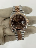 Datejust Chocolate Two Tone Diamond Dial