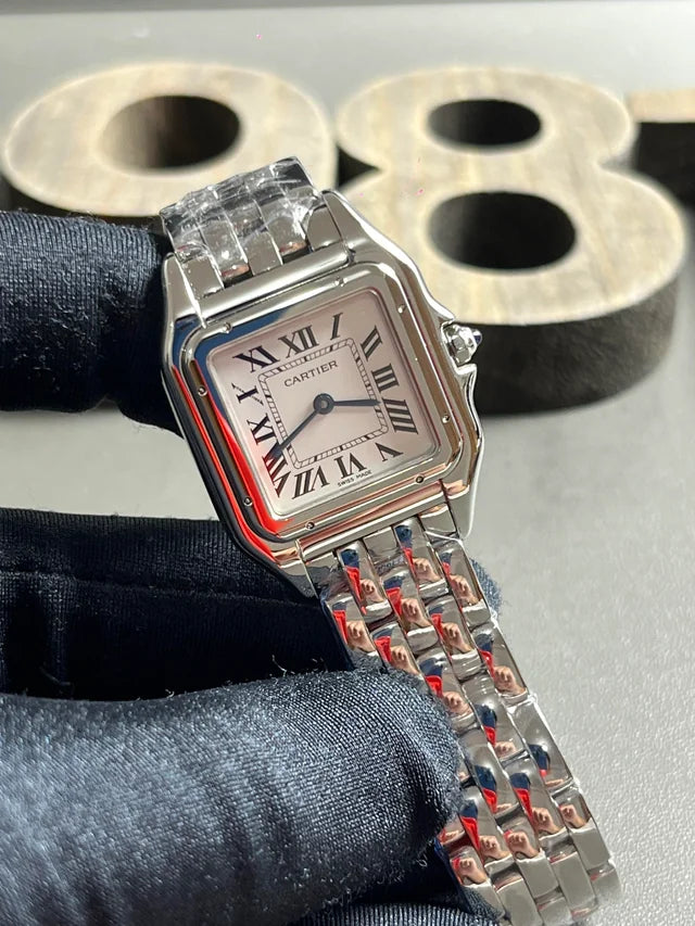 CARTIER PANTHÈRE ESFERA BLANCA 27 MM