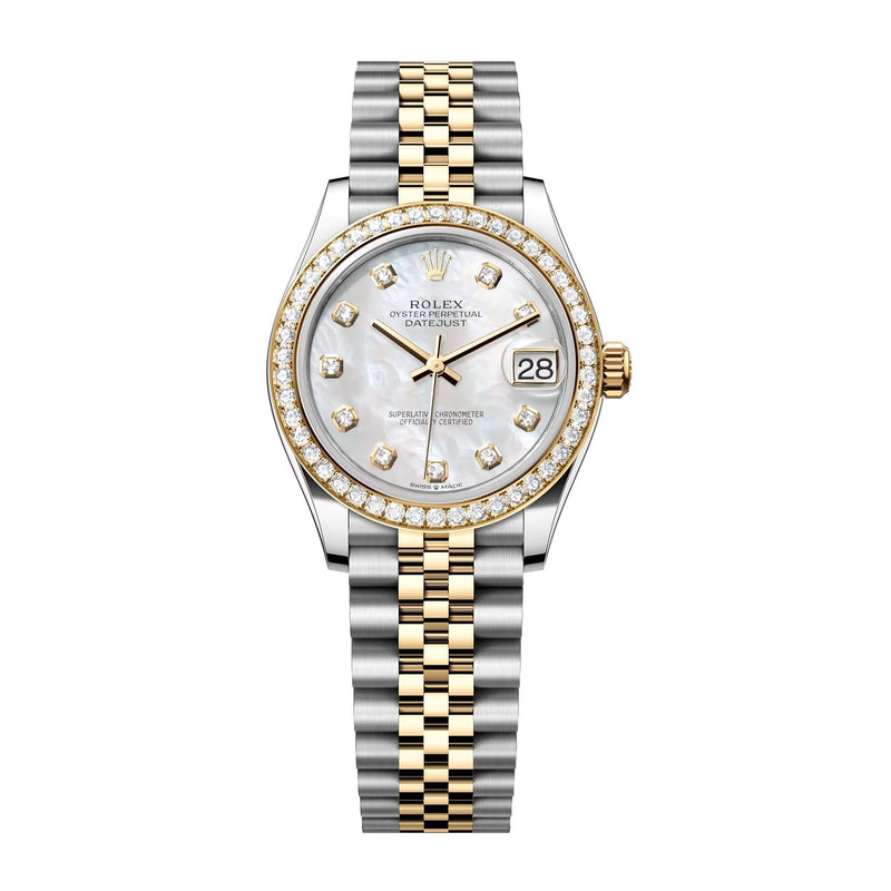 Rolex Datejust Two Tone Diamond Bezel