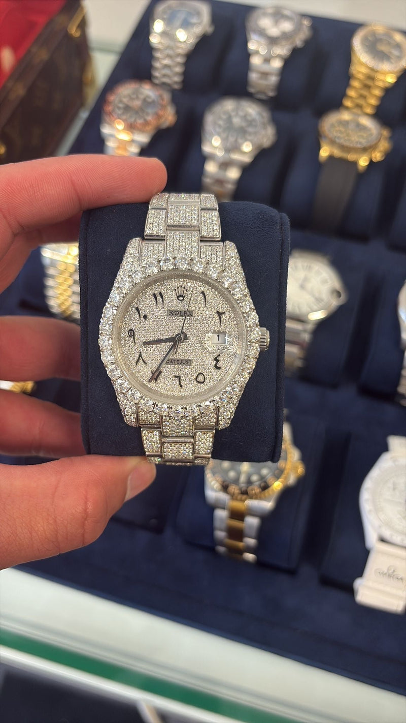 Rolex Datejust VVSD Diamond Moissanite