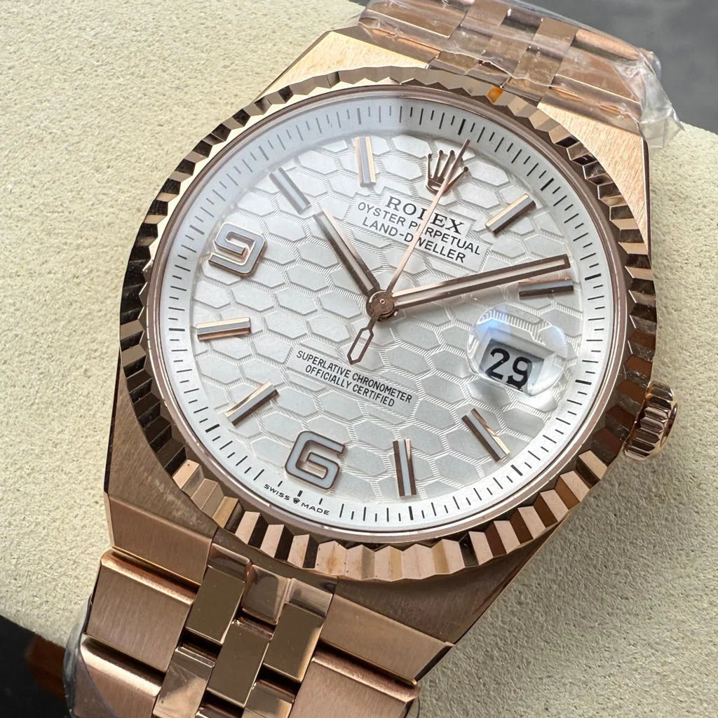 Rolex Land-Dweller Rose Gold