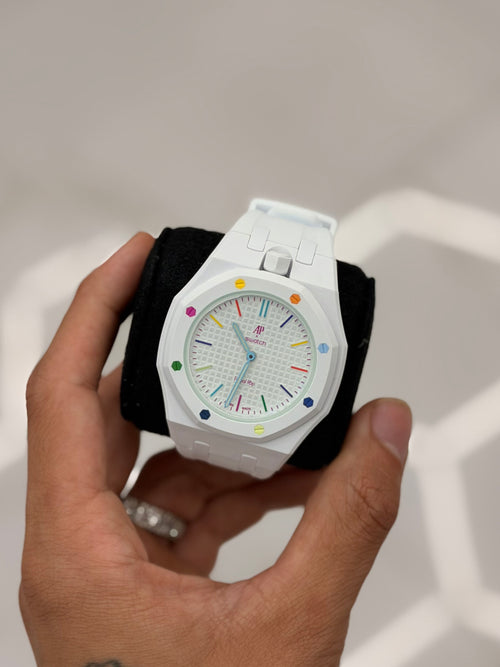 Audemars Piguet x Swatch White | Royal Pop Collection
