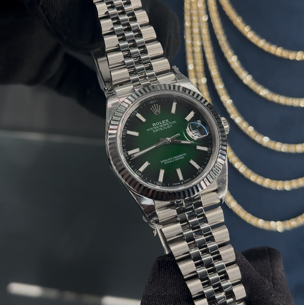Rolex Datejust Ombré Green Dial
