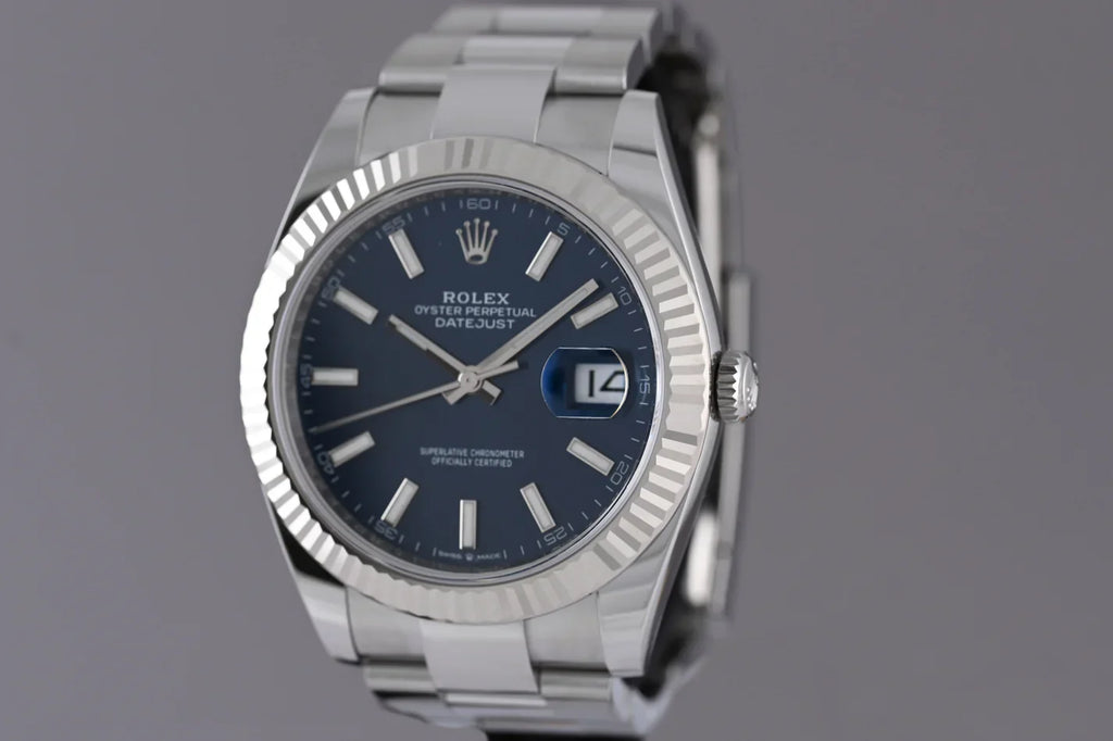 Rolex Datejust 41 Blue Dial Oyster, 41mm