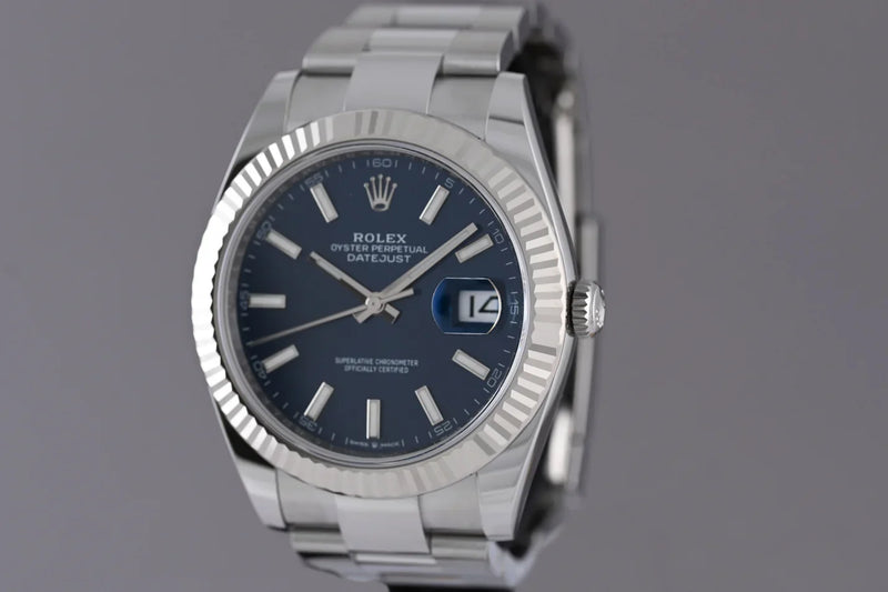 Rolex Datejust 41 Blue Dial Oyster, 41mm