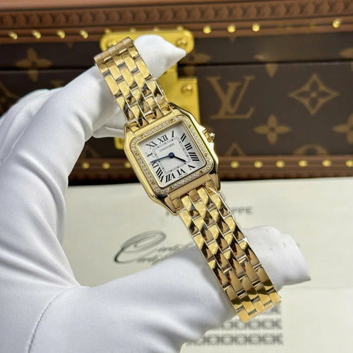 Cartier Panthere Gold Diamond Bezel