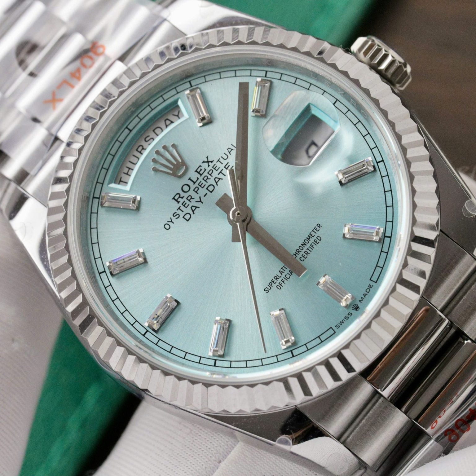 Rolex Day-Date Ice Blue Dial, 40 mm