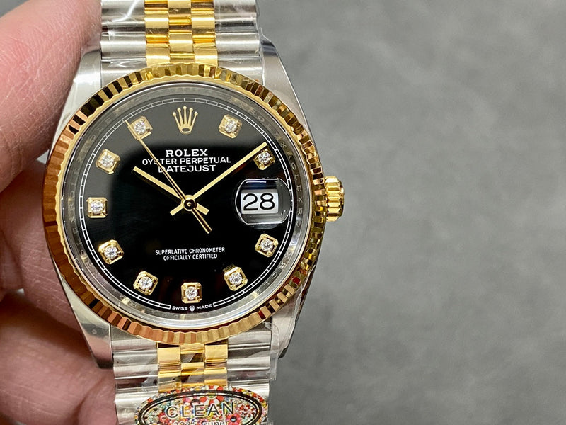 Rolex Datejust Two Tone Diamond Dial