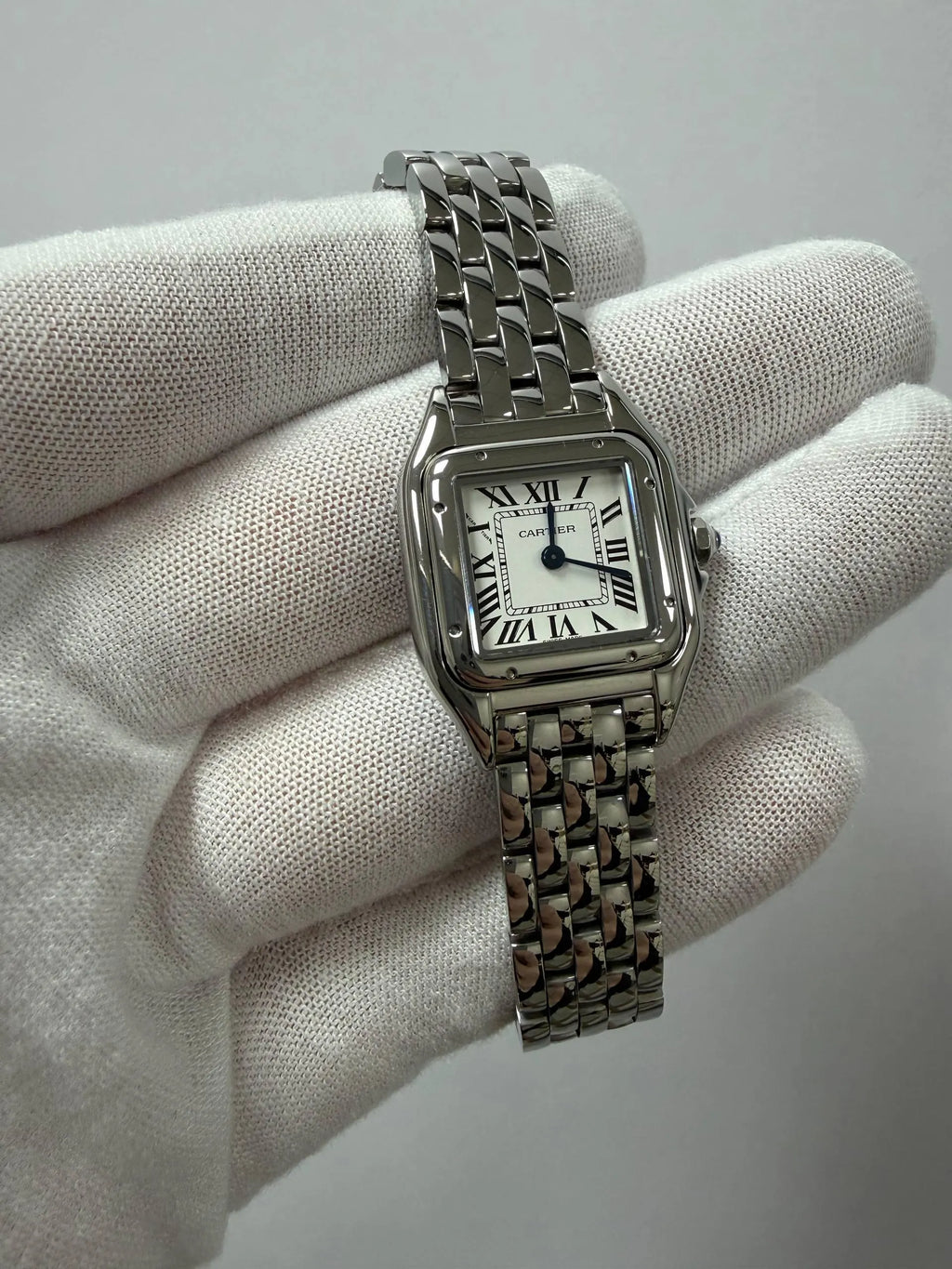 CARTIER PANTHÈRE ESFERA BLANCA 27 MM