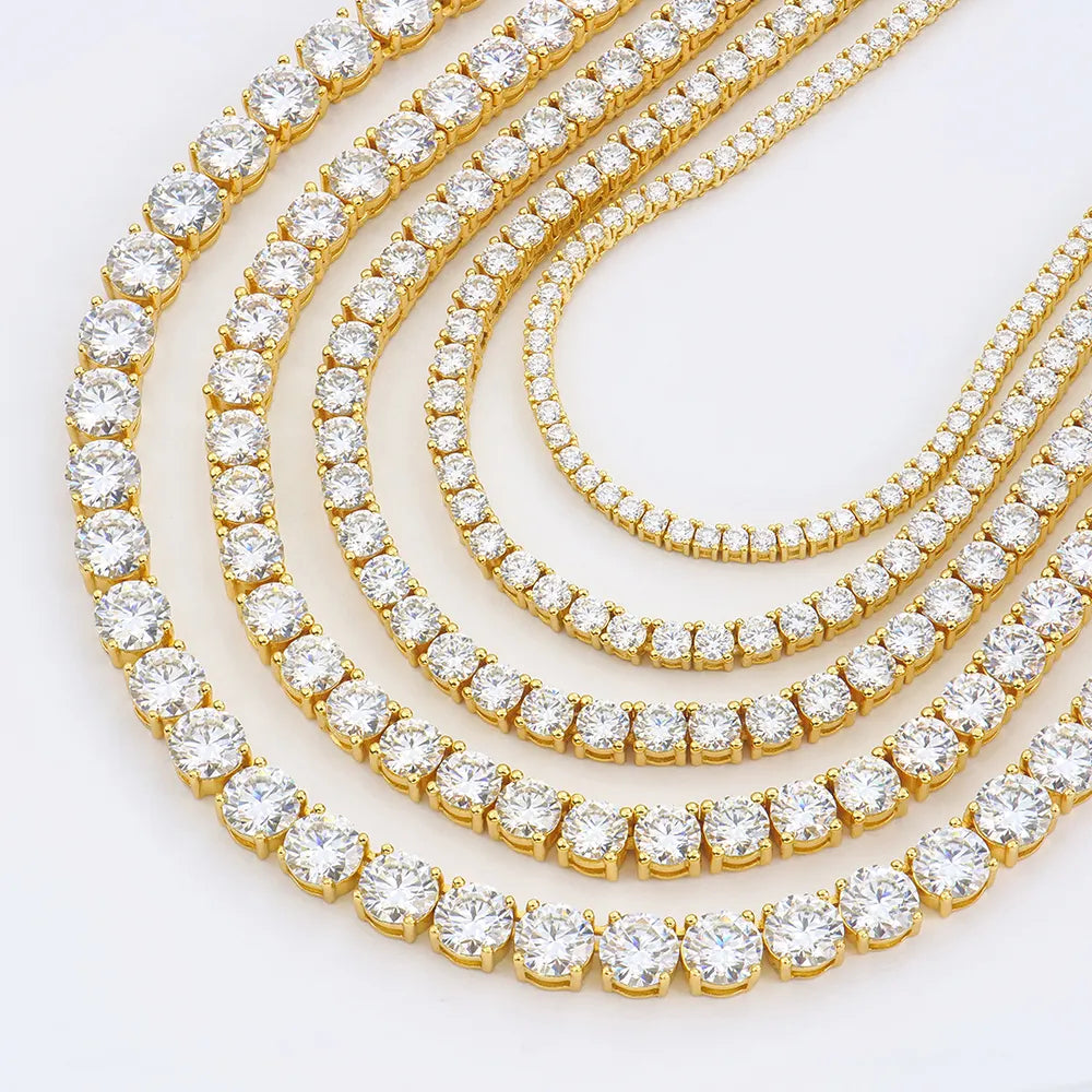 Tenis Chain 3mm Moissanite