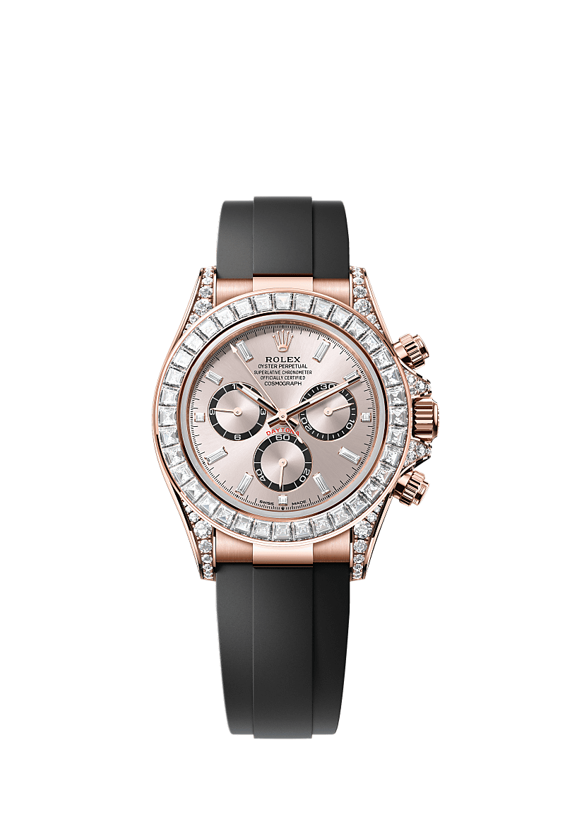 Rolex Daytona Oyster Flex, 40 mm, Everose gold and diamonds