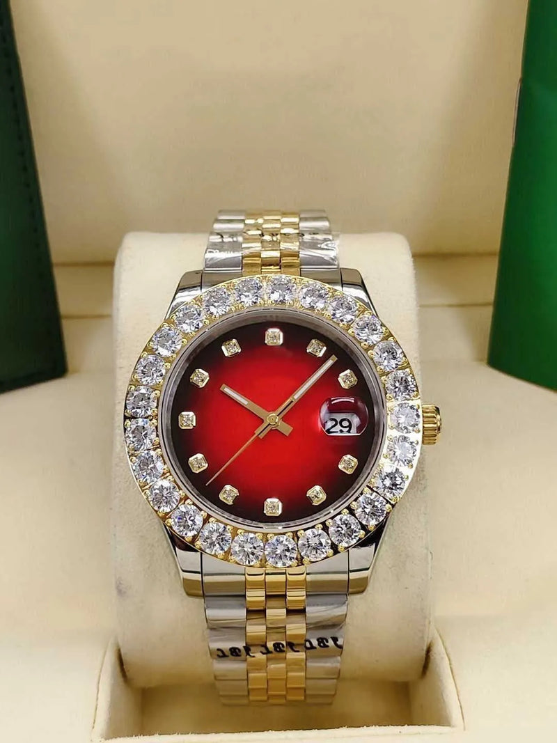 Rolex Datejust two-tone diamond bezel