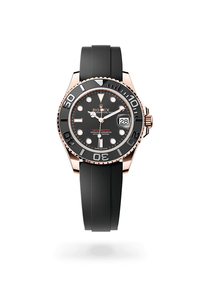 Rolex Yacht Master Oysterflex Rose gold