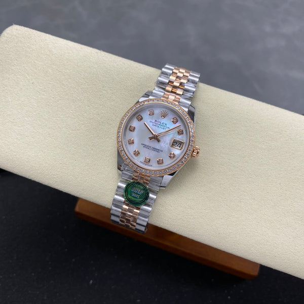 Rolex Two Tone Madre Perla Woman