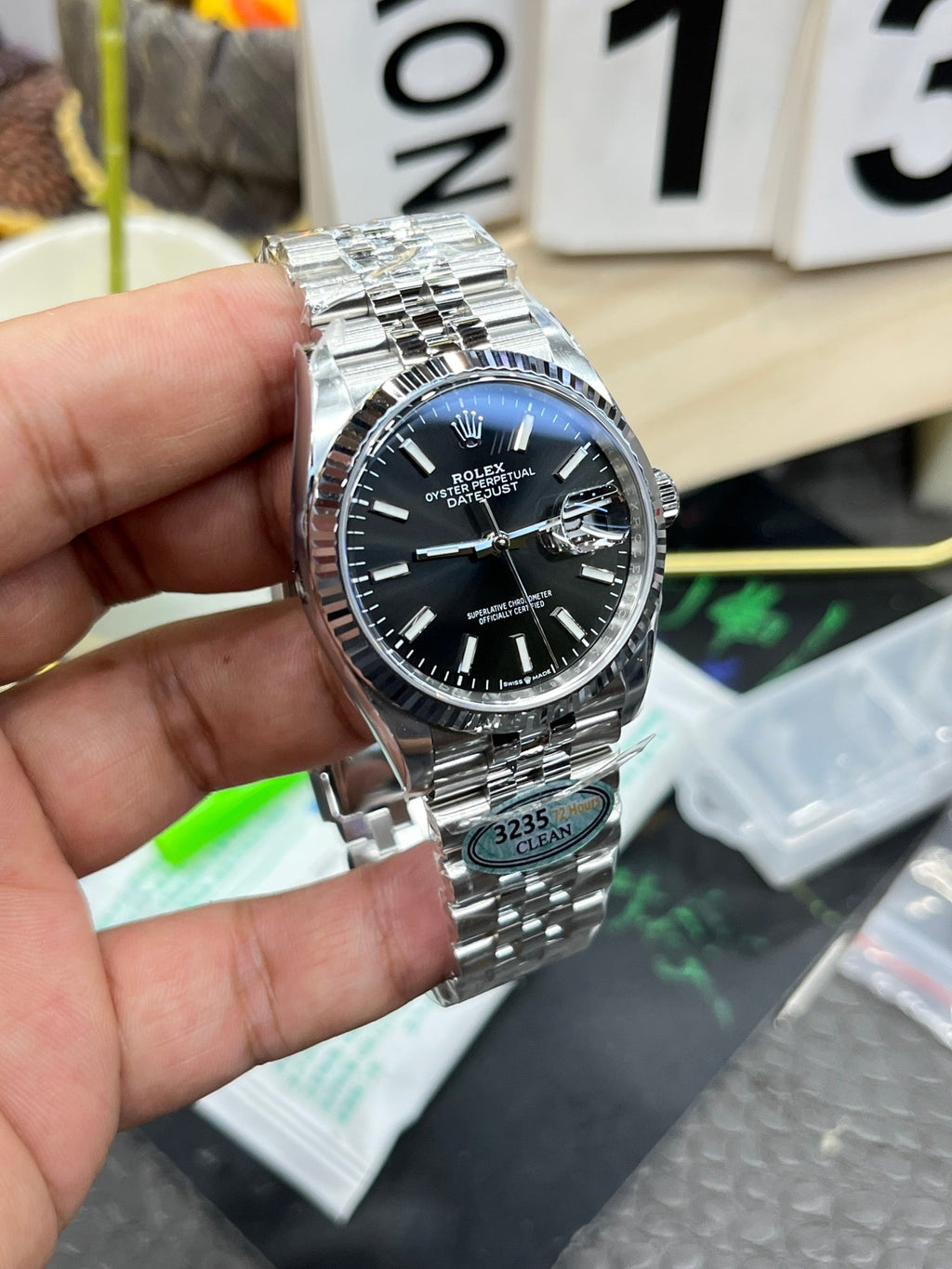 Rolex Datejust Jubilee Black Dial
