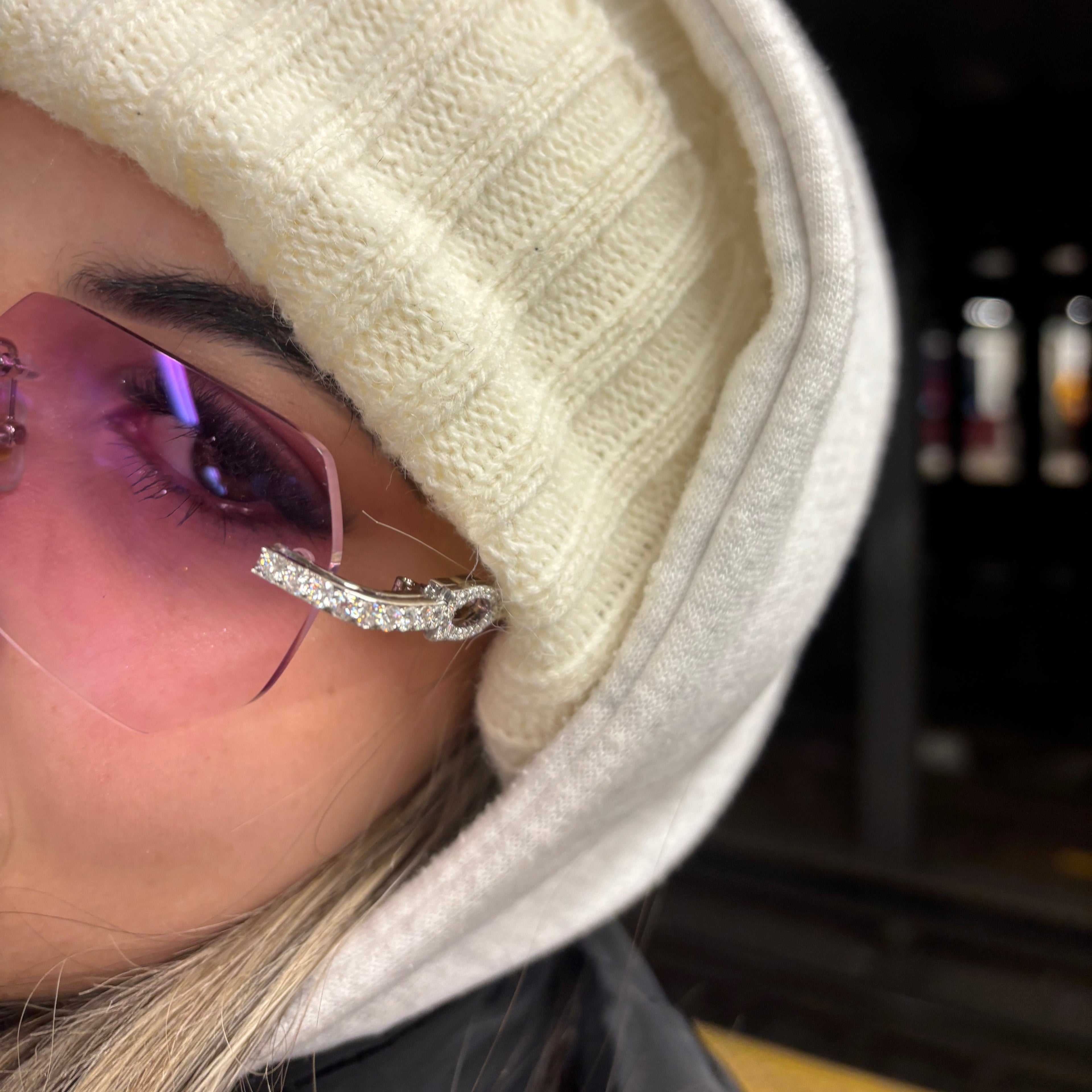 Cartier Pink Moissanite Glasses