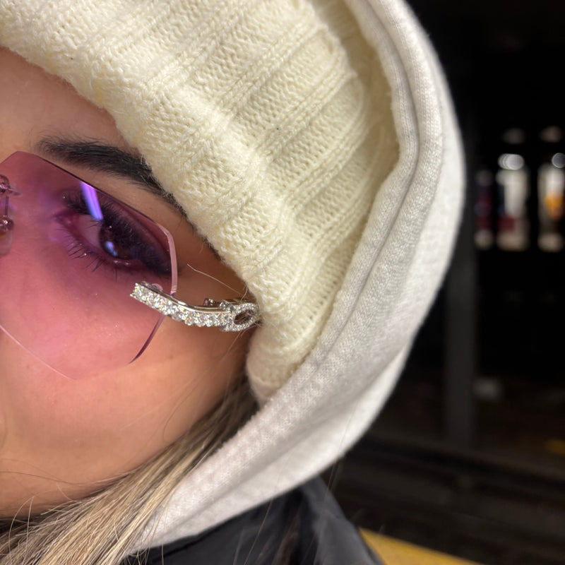 Cartier Pink Moissanite Glasses