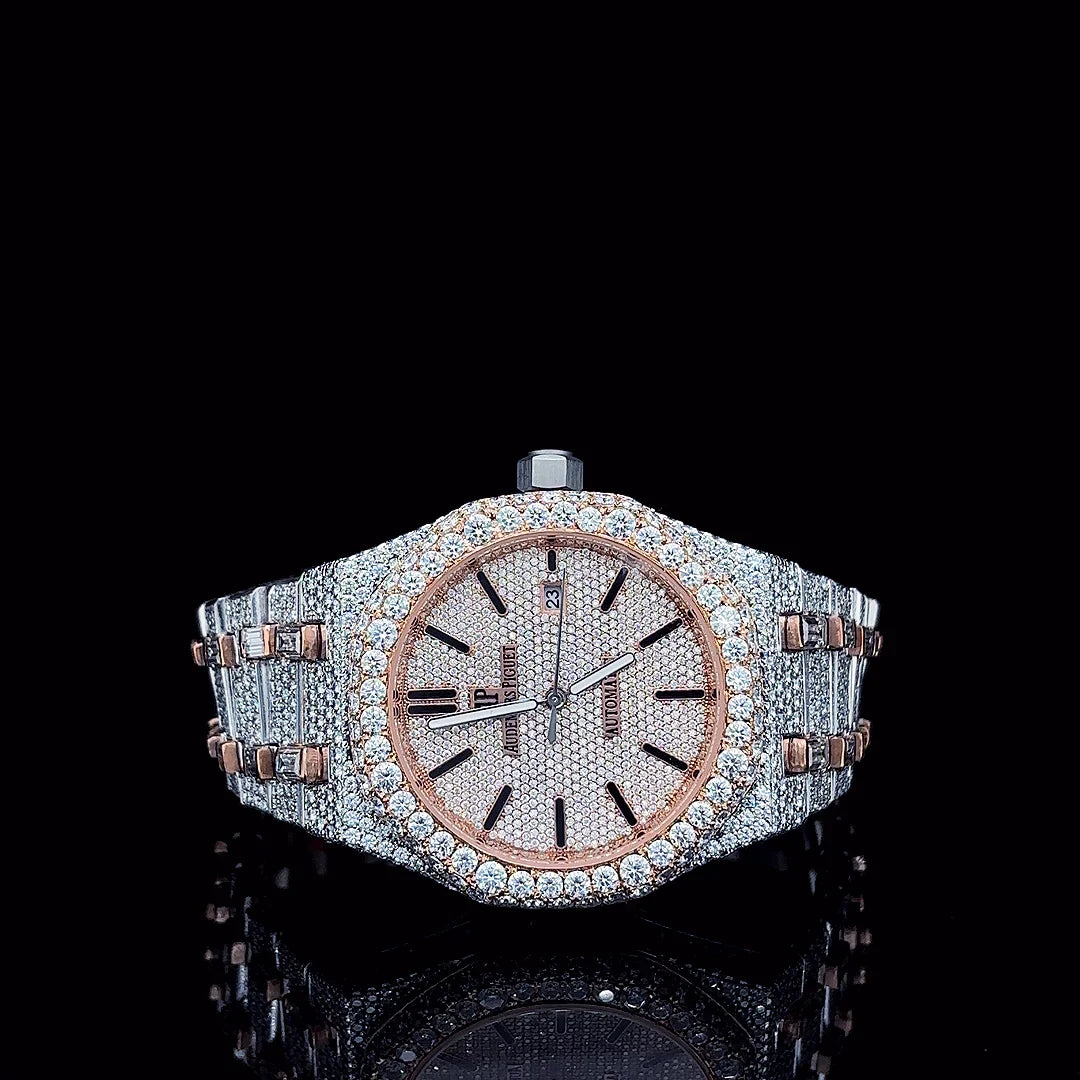 AP Rose Gold Two-Tone VVS Diamonds