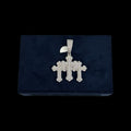 Three Crosses Pendant Silver
