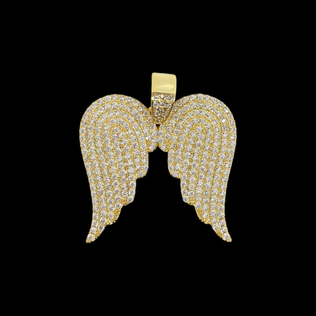 Gold Angel Wing Pendant