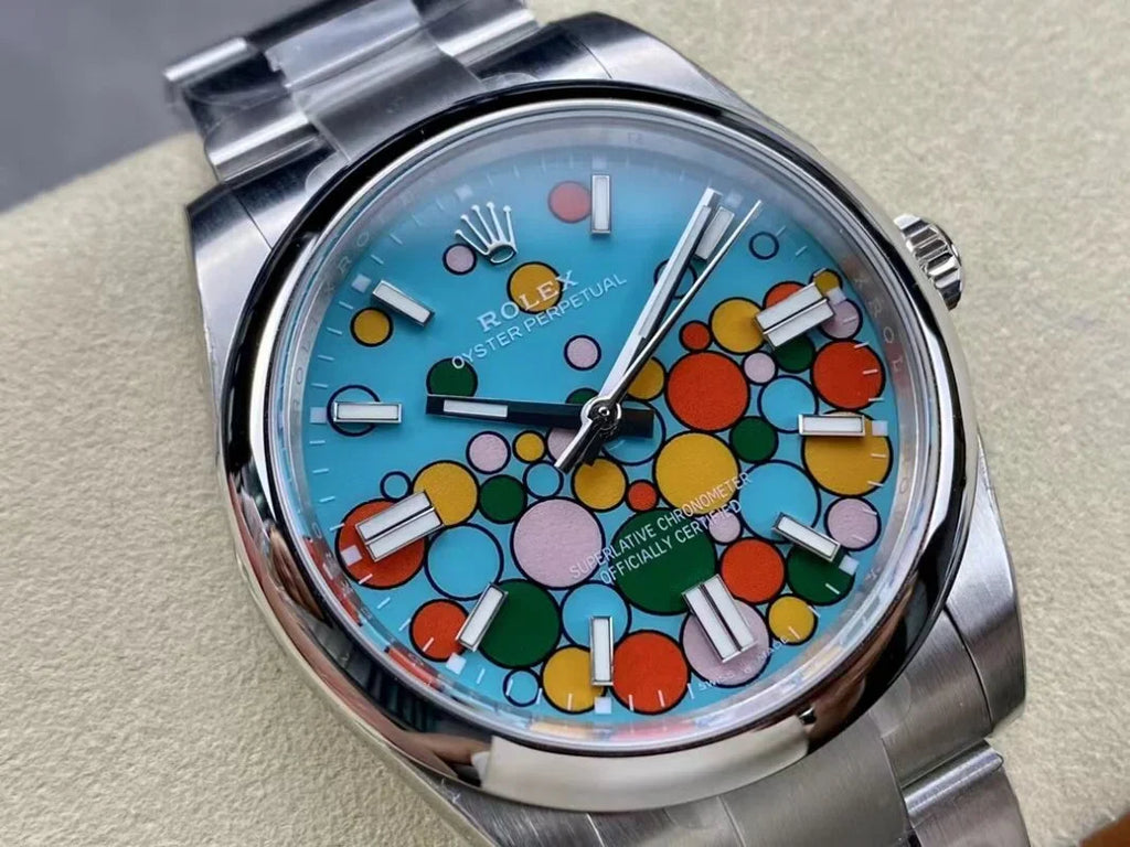 Rolex Oyster Perpetual Turquoise Dial, 41mm