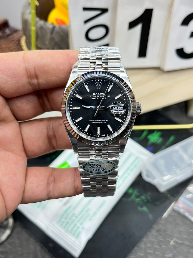 Rolex Datejust Jubilee Black Dial