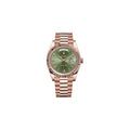 Rolex Day-Date 40 Olive Green Dial and Everose Gold