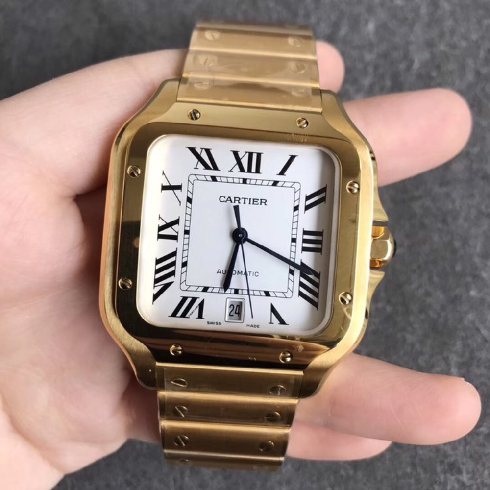 Cartier Santos Gold, 39.8mm