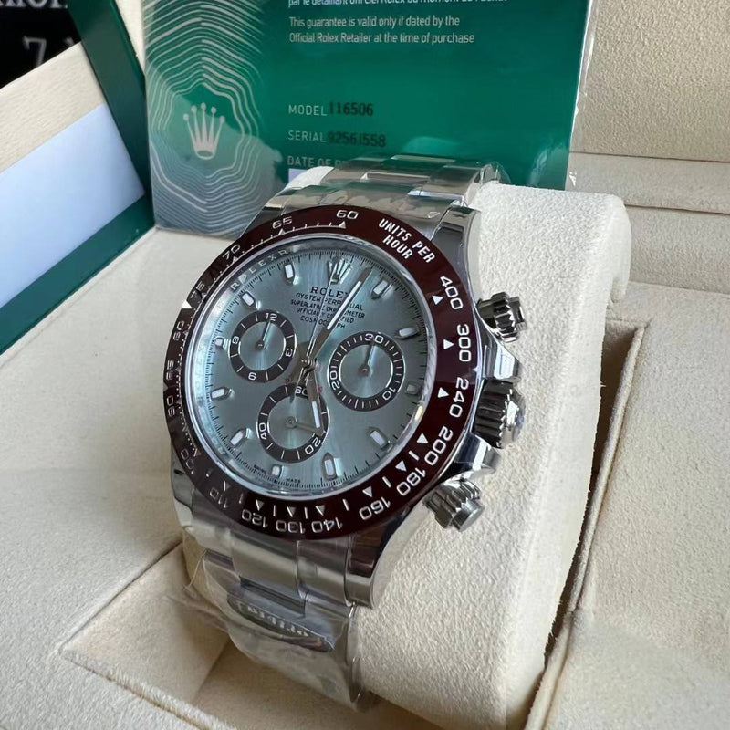 Rolex Daytona Ice  Blue dial, Chocolate 'Platona'