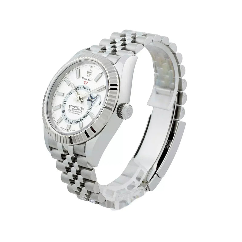 Rolex Sky-Dweller Intense White Dial Jubilee