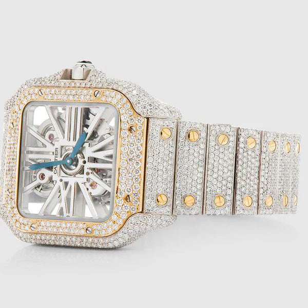 Cartier Santos Two-Tone Skeleton VVS, 40mm