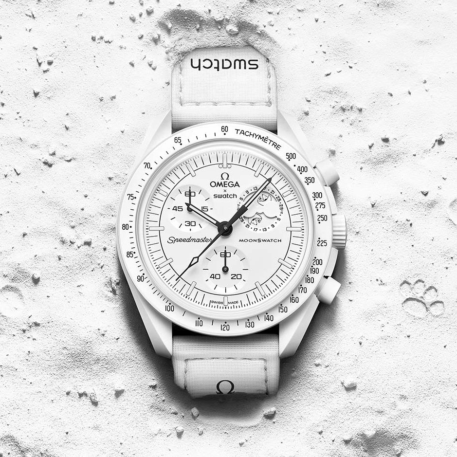 Swatch x Omega Bioceramic Moonswatch Mission To Moonphase Snoopy
