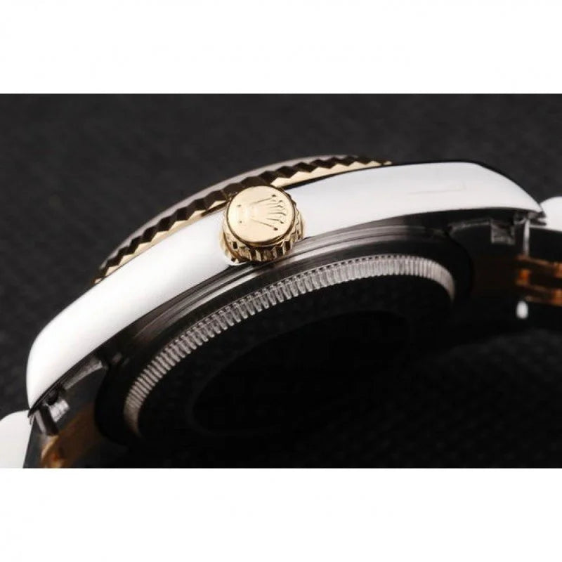 Rolex Datejust Two-tone White Dial With Diamonds 31 mm
