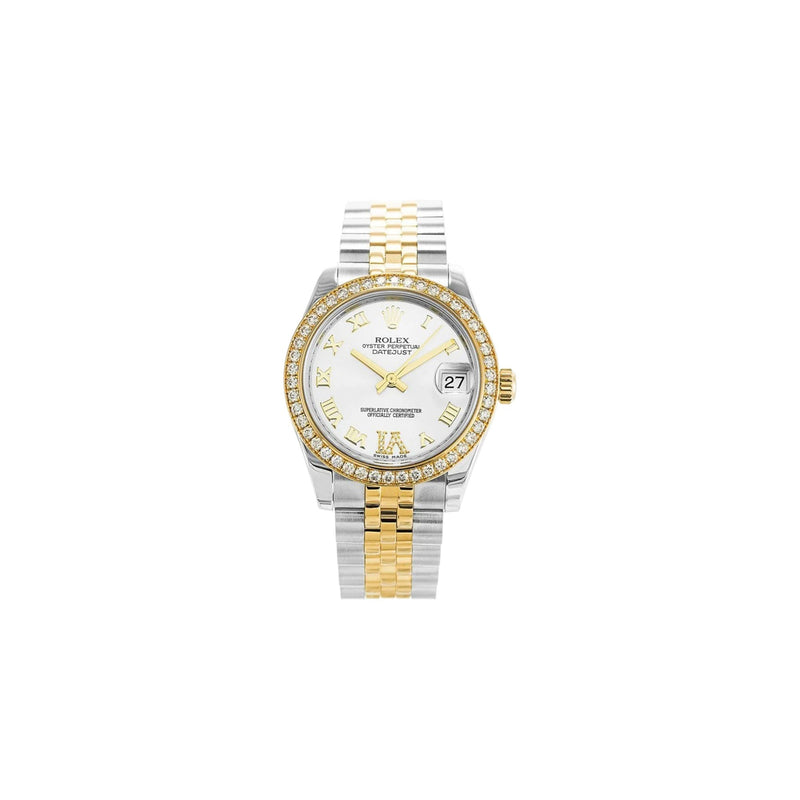 Rolex Datejust Two-Tone With Diamonds, White Dial, 36mm