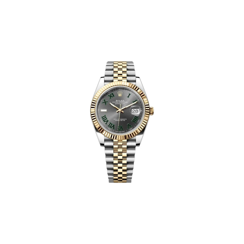 Rolex Datejust With Fhodium-Plated 'Wimbledon' Jubilee Dial, 41mm