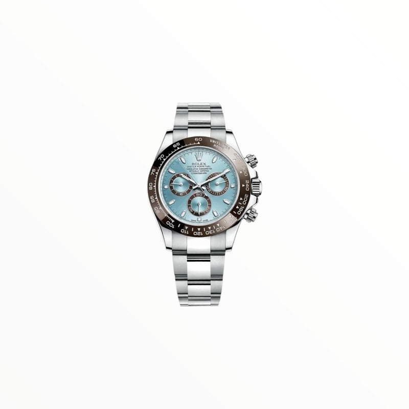 Rolex Daytona Ice  Blue dial, Chocolate 'Platona'