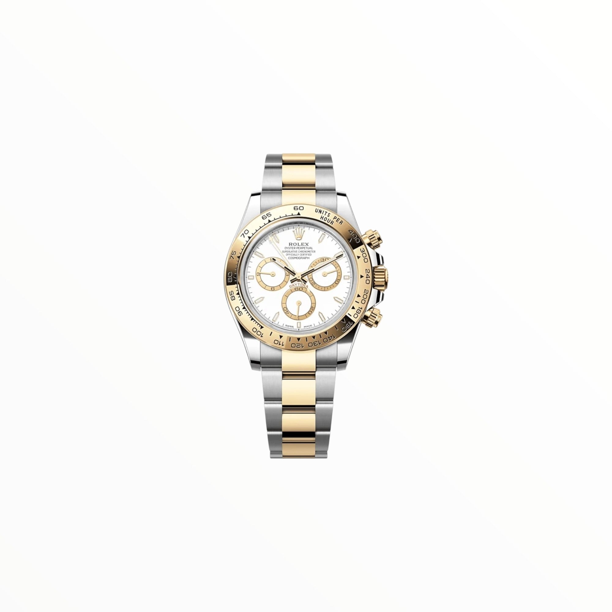 Rolex Daytona Two-Tone White Dial