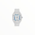 Cartier Santos VVS With Blue Roman Numerals, 40 mm